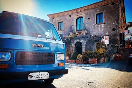 THE PADRINO TOUR - Savoca and Forza d'Agrò aboard the Vintage 80's Minibus
