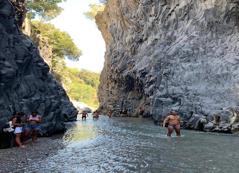 Catania: Mount Etna and Alcantara River Guided Tour