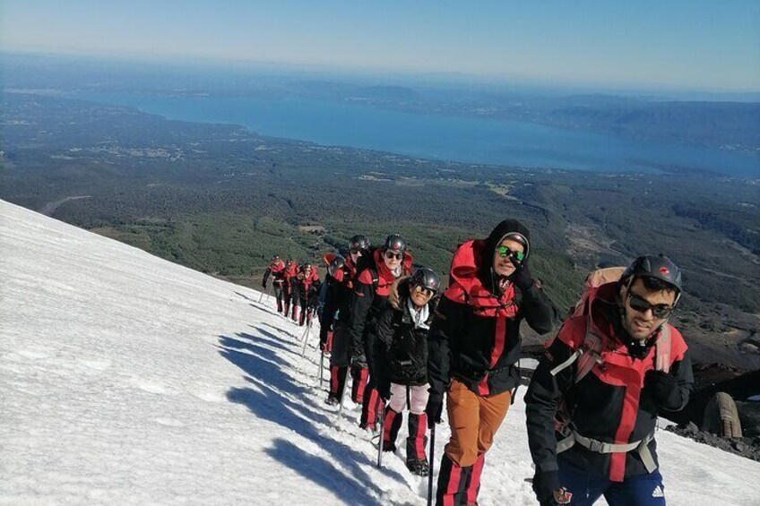 during the ascent
