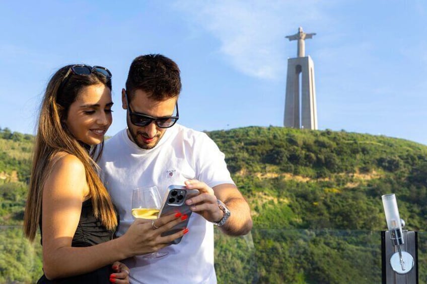 Boat ride in Tagus river