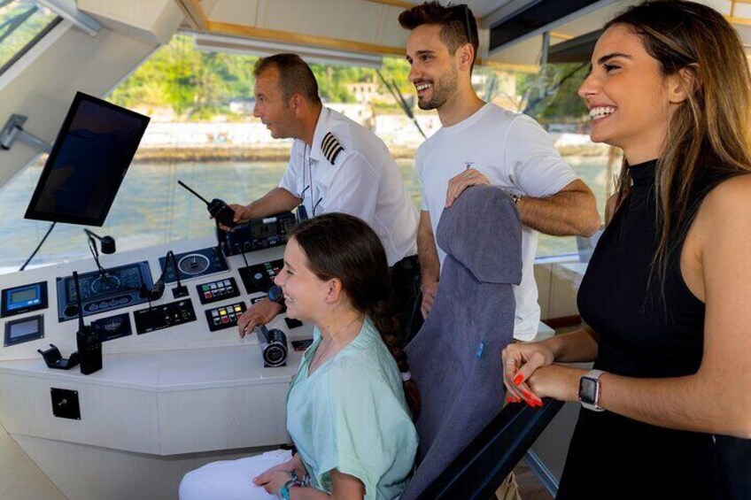 Boat ride in Tagus river