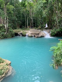 Blue Hole & Dunn's River Falls Combo Tour  with Lunch