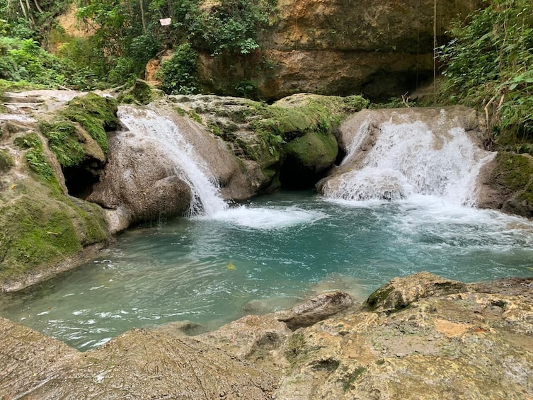 Blue Hole & Dunn's River Falls Combo Tour  with Lunch