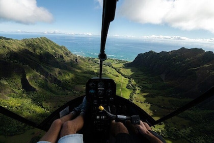 Tour privé en hélicoptère de 60 minutes à Honolulu