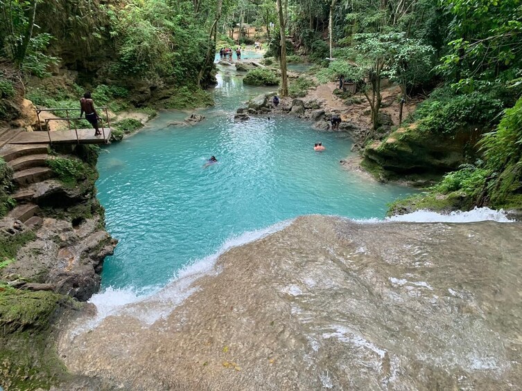 Private Konoko Falls & Blue Hole Adventure Tour 