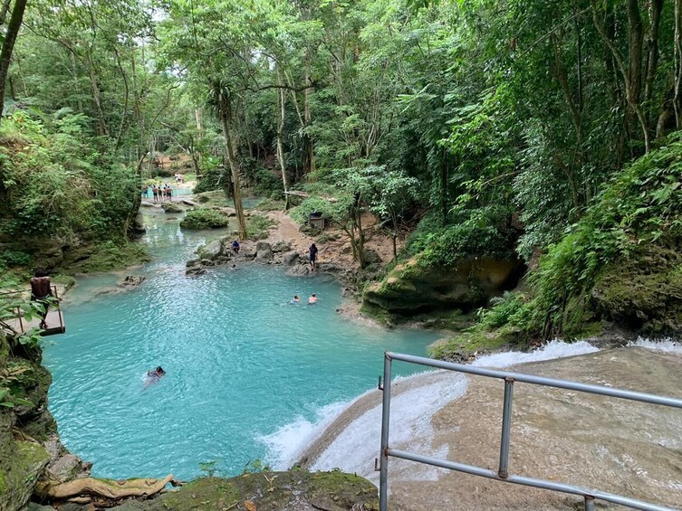 Private Konoko Falls & Blue Hole Adventure Tour