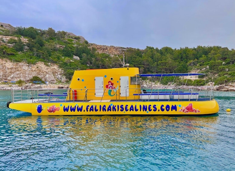 Rhodes: Yellow Submarine Tour w/ Anthony Quinn Bay Swim Stop
