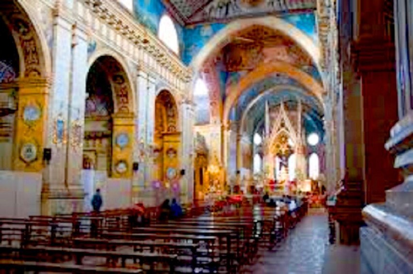 Interior of a Quito Cathedral