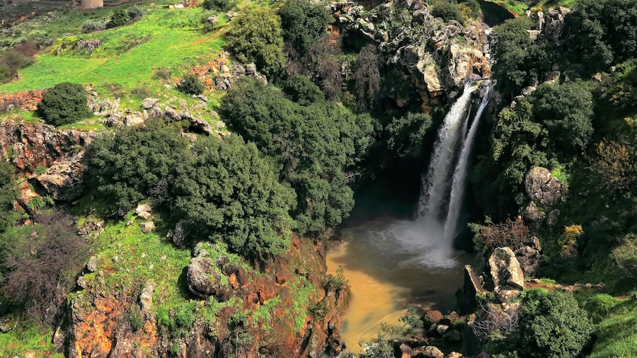 Waterfall in Golan Heights
