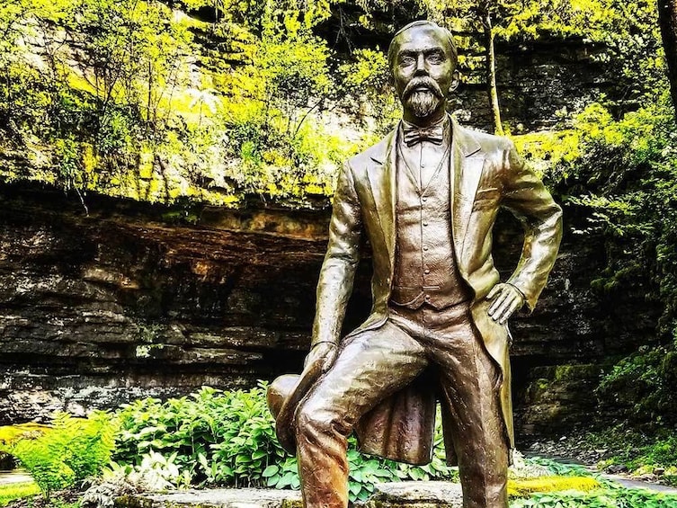 Show item 1 of 2. Statue of Jack Daniels