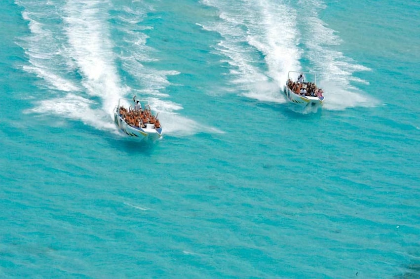 Two speed boats in Punta Cana