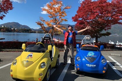Private Electric Car Guided Tour in Lake Kawaguchiko