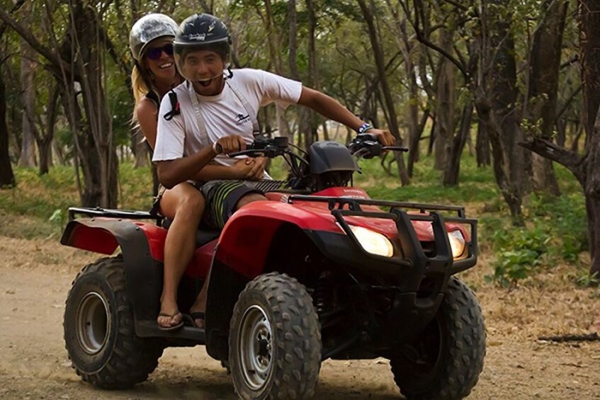 Couple on an ATV in Tamarindo