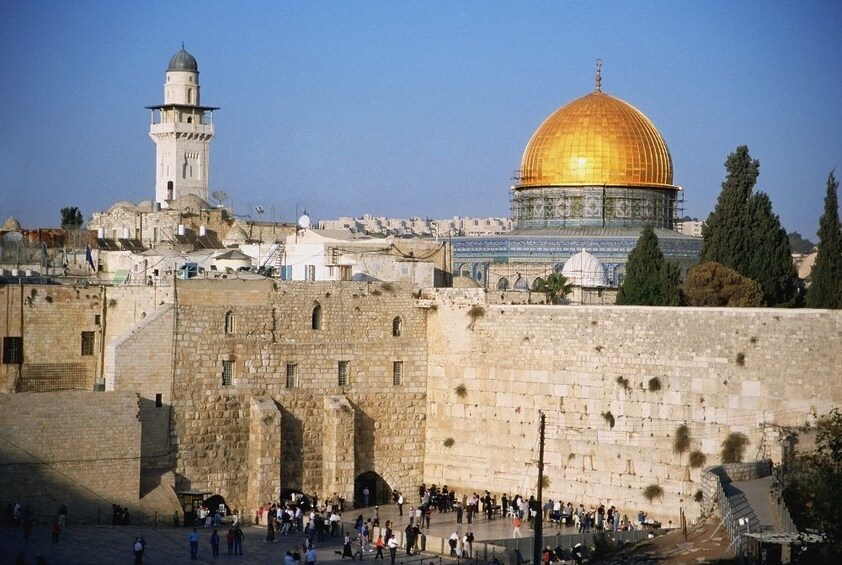 Western Wall and The Dome of The Rock in Jerusalem