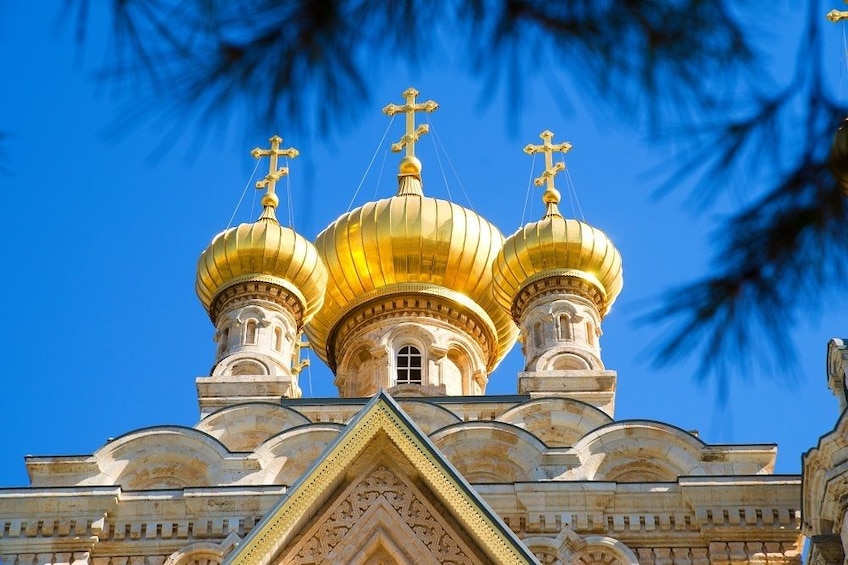 Close-up of the Church of Mary Magdalene
