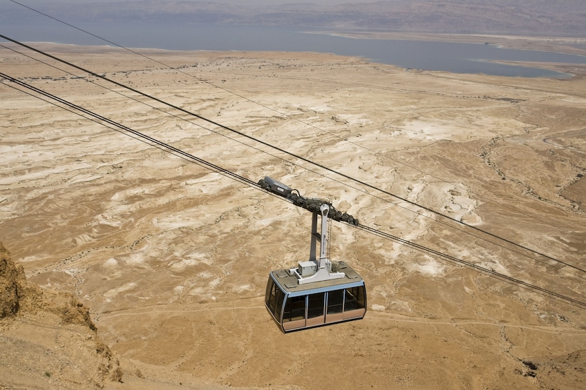 Cable car in Masada