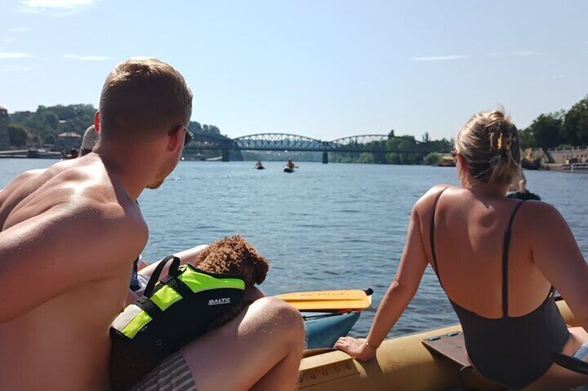 3 Hour Canoe Tour in Prague Centre