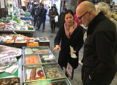 Recorrido gastronómico por el mercado de Nishiki con clase de cocina