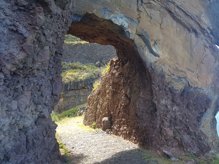 Natural arch on Madeira Island
