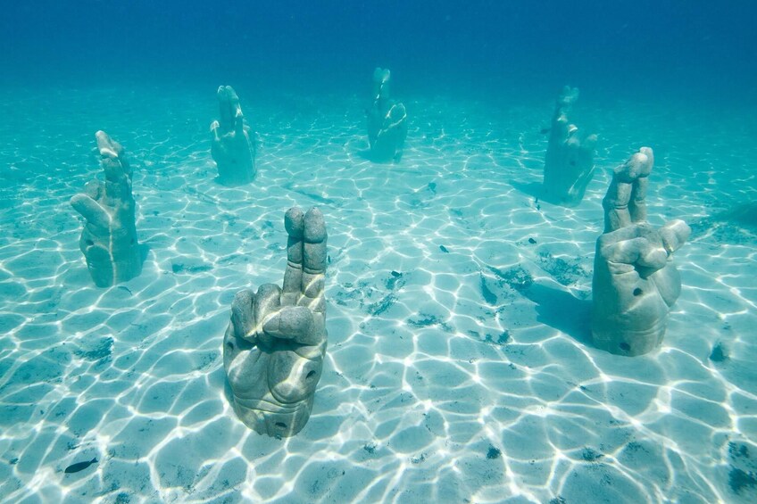 Isla Mujeres Beach & Snorkel with Shared Sea Scooters