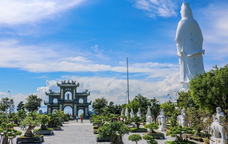 One day visit Linh Ung pagoda, Marble mountain and Hoi An