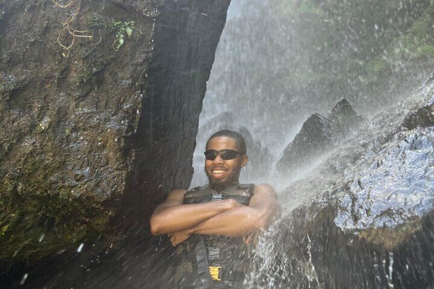 Rainforest Hike to Hidden Waterfall in Puerto Rico with Transport