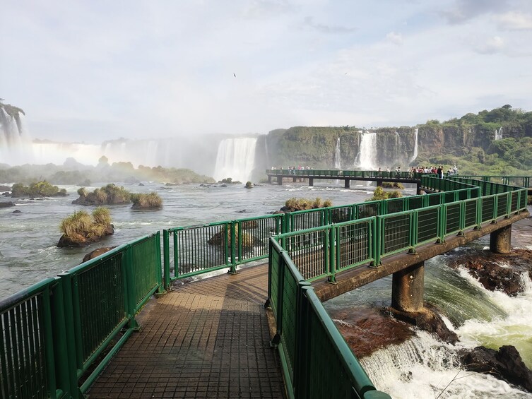 Roundtrip Airport Transfer With Tour to Both Iguazu Falls