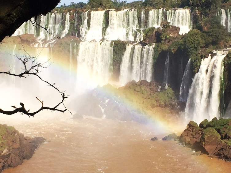 Roundtrip Airport Transfer With Tour to Both Iguazu Falls