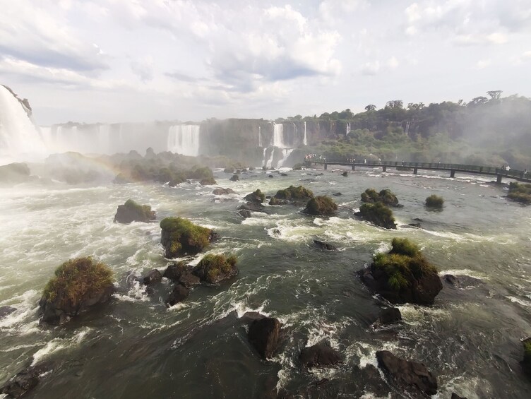 Roundtrip Airport Transfer With Tour to Both Iguazu Falls