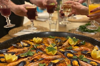 Barcelona: Boqueria Market & Paella madlavningskursus med Pro Chef