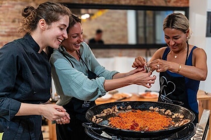 Barcelona Seafood Paella Class & Sangria with a Top Chef