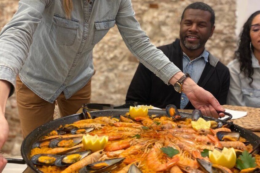 Best seafood paella in Barcelona