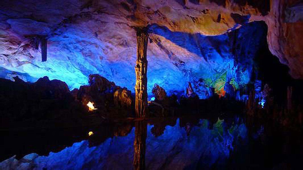 Reed Flute Cave in Guilin, China