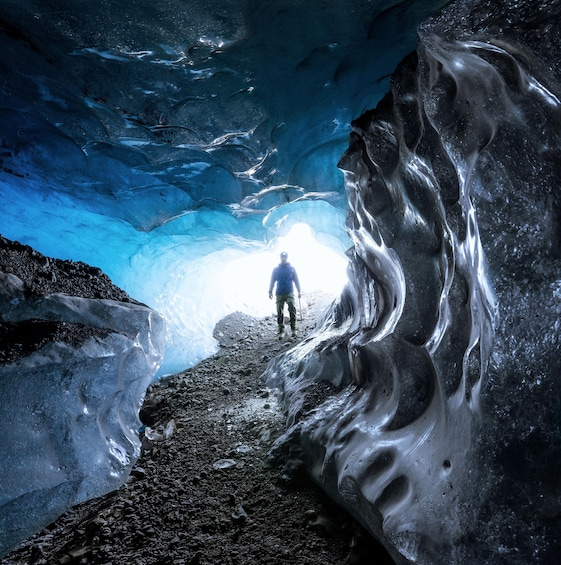 2 Day Blue Ice Cave, South Coast, Glacier hike & Jokulsarlon