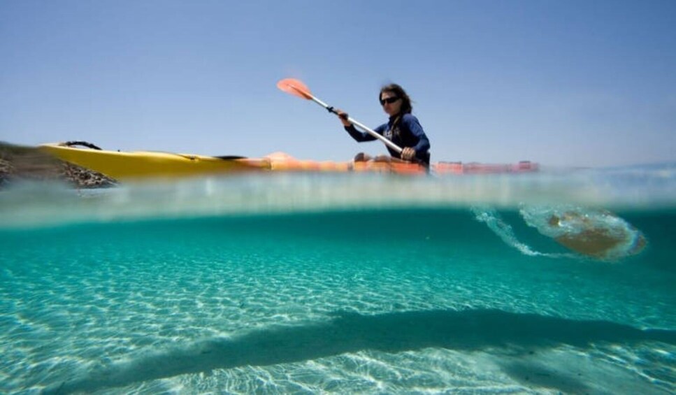 Cave Kayaking & Snorkeling tour in Marine Reserve of Menorca