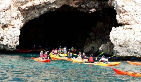 Excursion en kayak et plongée en apnée dans la réserve marine de Minorque