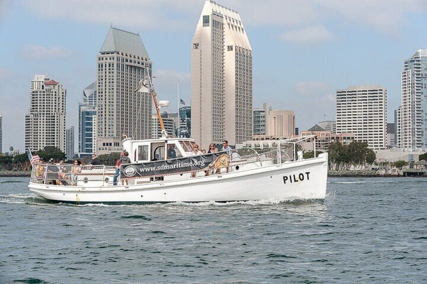 Hop aboard for this $10.00 45-minute narrated bay tour when you purchase general admission.