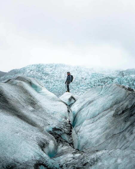 Person on Glacier Hiking Adventure from Skaftafel