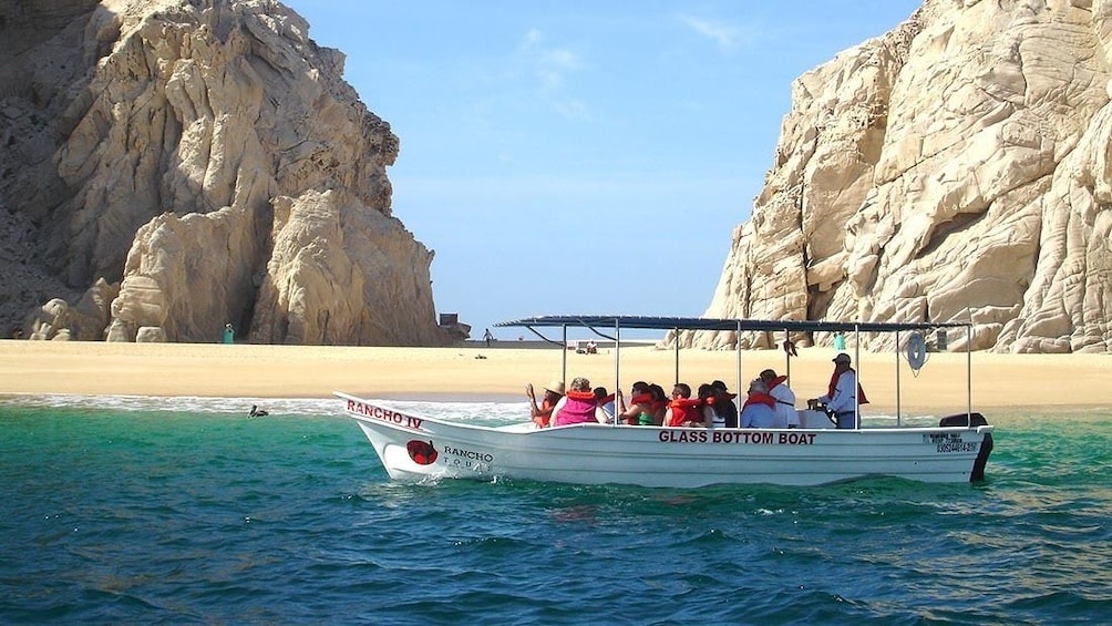 Boat near the beach in Cabo San Lucas
