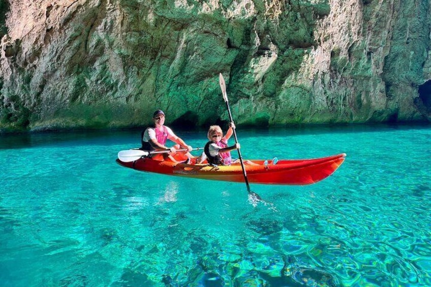 Cova dels Orguens: Cave Exploring Kayak & Snorkel Tour in Javea