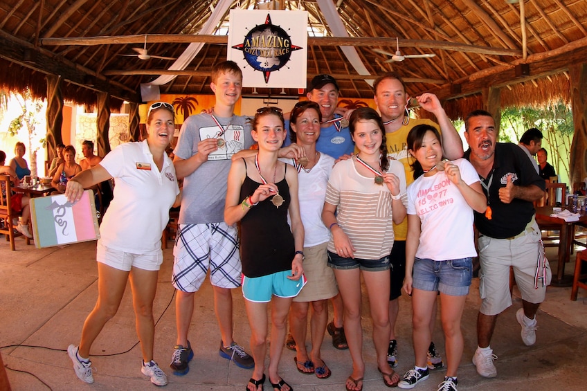 Group on the Amazing Cozumel Race
