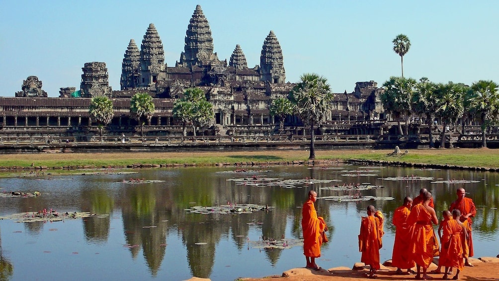Monks at Angkor Wat
Temple in Siem Reap, Cambodia