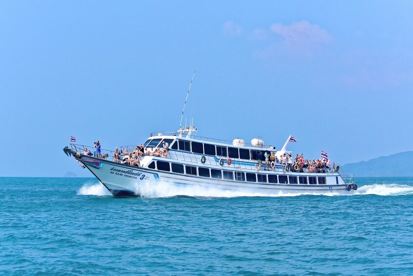 Ferry on the water in Thailand