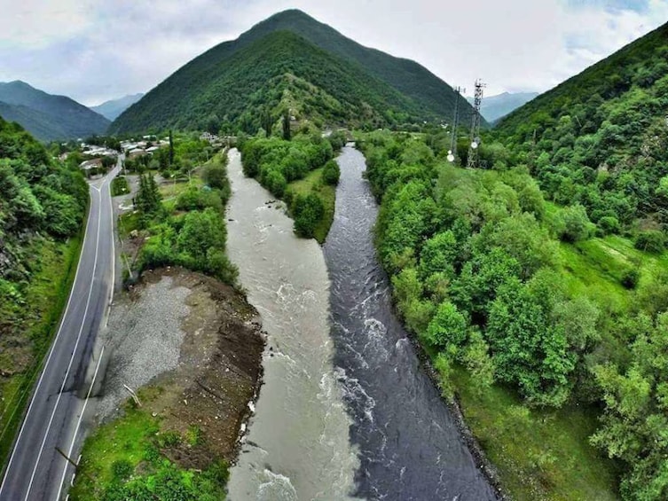 Aragvi River in Georgia