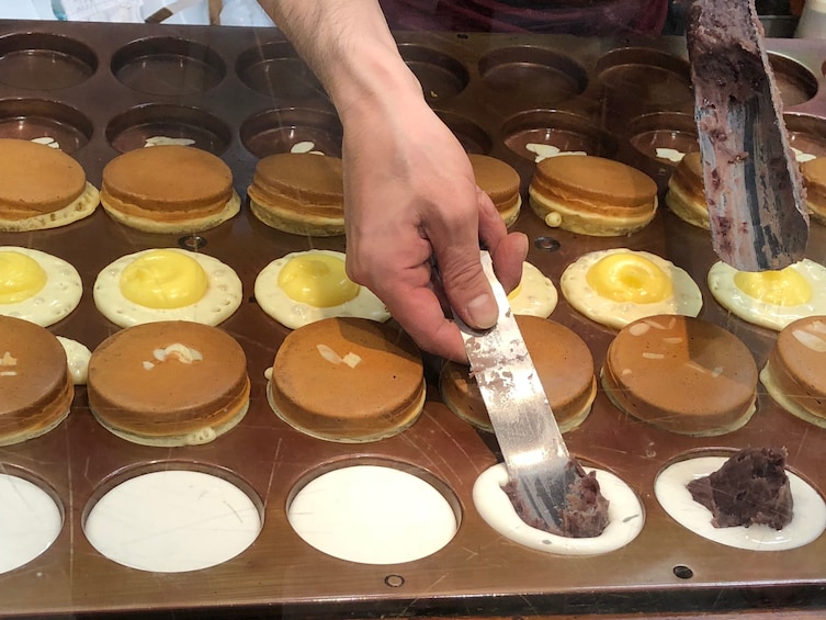 Person making desserts
