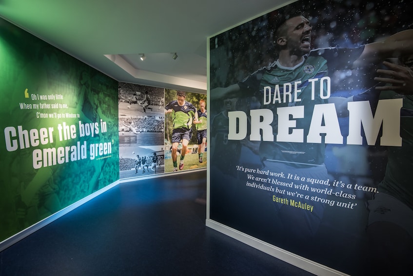 Show item 1 of 4. Walls at National Football Stadium at Windsor Park