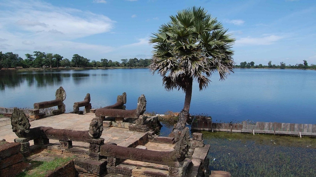 Srah Srang Reservoir in Angkor, Cambodia  