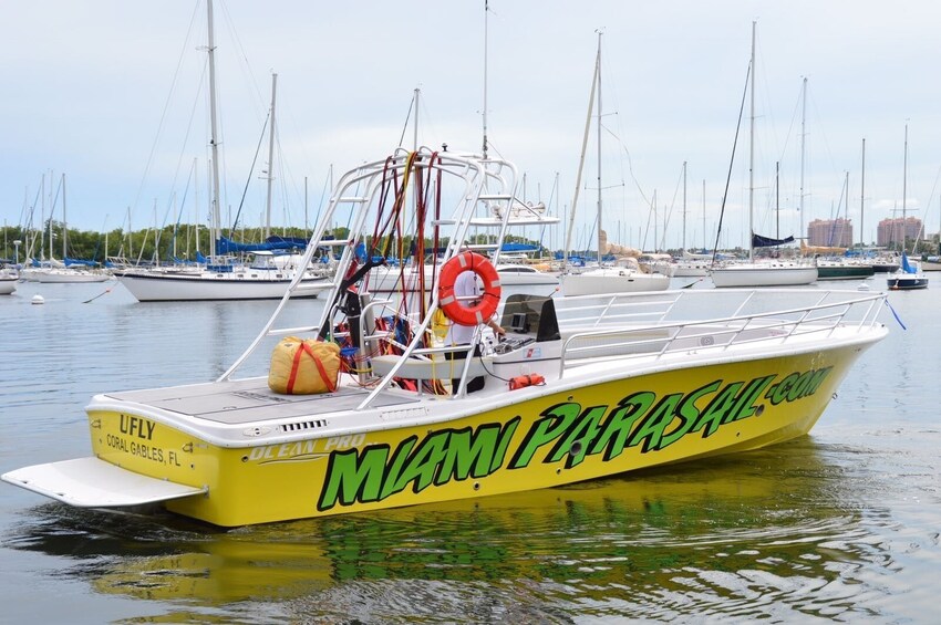 Parasailing with Miami Watersports