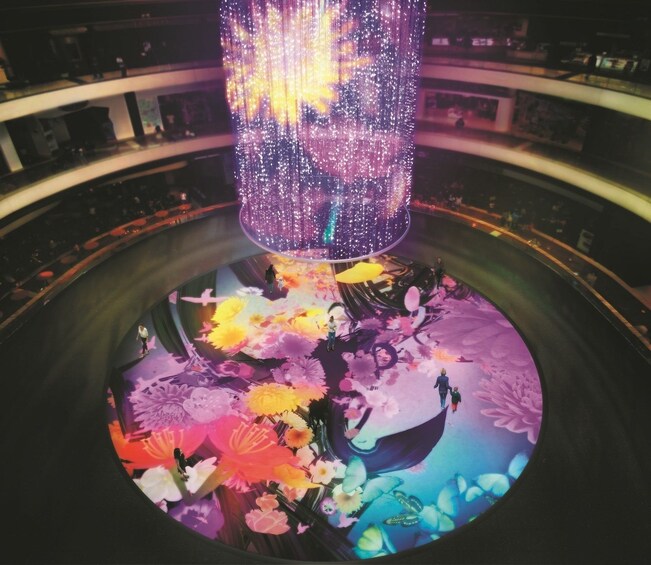 Exhibit at Art Science Museum in Singapore