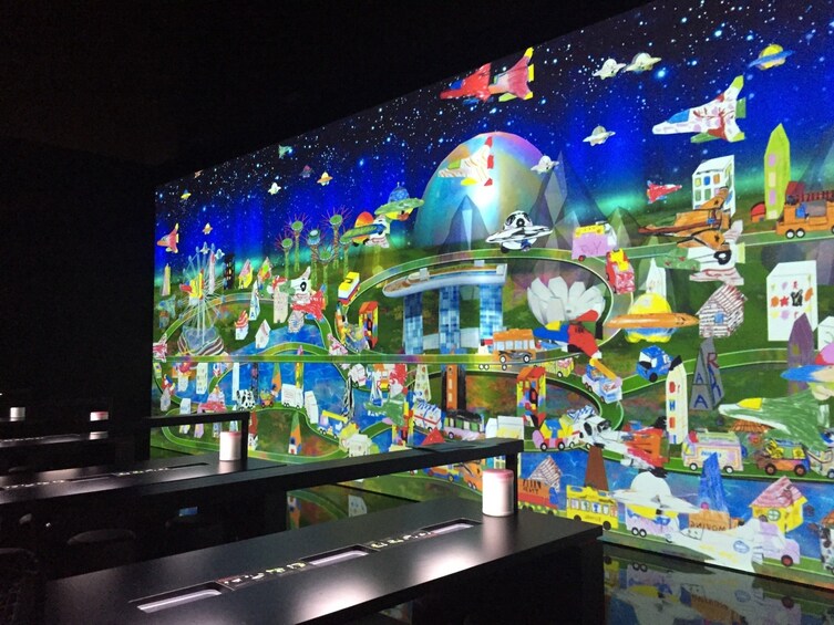 Exhibit at Art Science Museum in Singapore